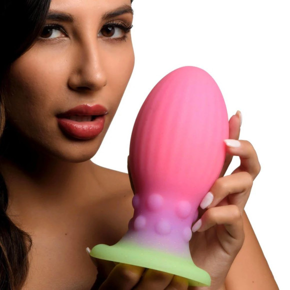 Розовая пробка-яйцо XL Xeno Egg - 17,6 см. Розовая пробка-яйцо XL Xeno Egg - 17,6 см.
