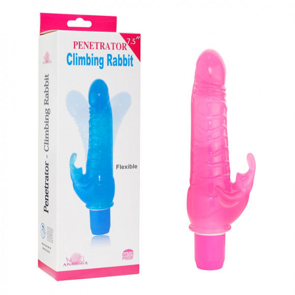 Розовый вибратор-кролик Penetrator Climbing Rabbit 7.5 - 19 см. Розовый вибратор-кролик Penetrator Climbing Rabbit 7.5 - 19 см.