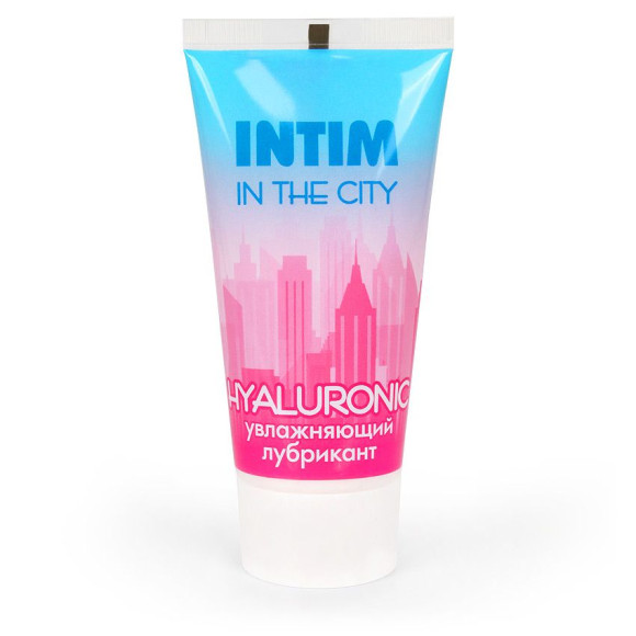 Увлажняющий лубрикант на водной основе Intim in the city Hyaluronic - 60 гр. Увлажняющий лубрикант на водной основе Intim in the city Hyaluronic - 60 гр.