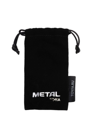 Серебристый двухсторонний карабин TOYFA Metal Серебристый двухсторонний карабин TOYFA Metal