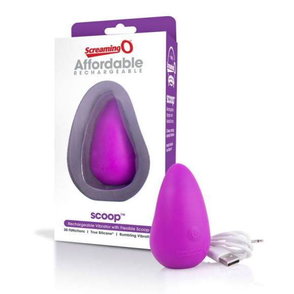 Клиторальный вибростимулятор Affordable Rechargeable Scoop Клиторальный вибростимулятор Affordable Rechargeable Scoop