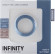 Синее эрекционное кольцо Infinity Thin Large