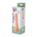 Телесный реалистичный фаллоимитатор DUAL DENSITY SILICONE DILDO - 18,5 см.