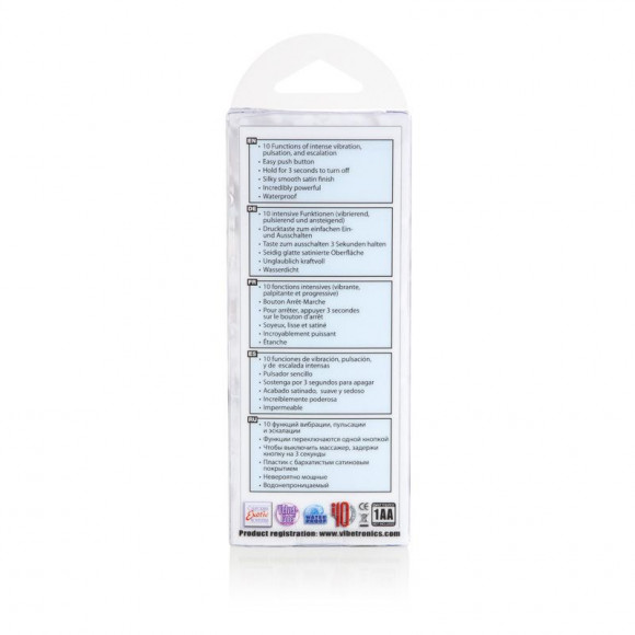 Розовый вибромассажер 10-Function Charisma Sassy - 19,75 см.