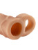 Телесная насадка с кольцом Perfect 2 Extension with Ball Strap - 19 см. Телесная насадка с кольцом Perfect 2 Extension with Ball Strap - 19 см.