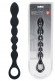 Черная силиконовая цепочка Beaded Snake Silicone Anal Probe with Loop - 26 см. Черная силиконовая цепочка Beaded Snake Silicone Anal Probe with Loop - 26 см.