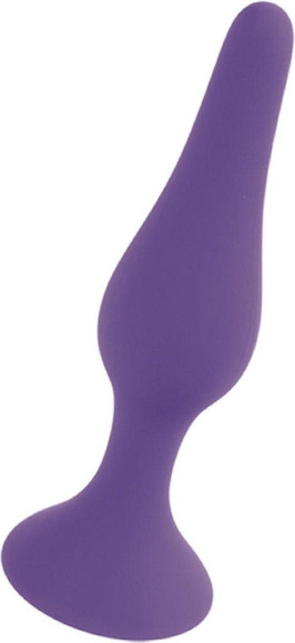 Фиолетовая анальная втулка Silcone Purple Plug Small - 10 см. Фиолетовая анальная втулка Silcone Purple Plug Small - 10 см.