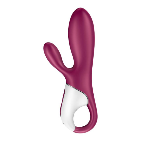 Малиновый вибратор-кролик Hot Bunny с функцией нагрева - 17,5 см. Малиновый вибратор-кролик Hot Bunny с функцией нагрева - 17,5 см.