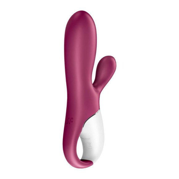 Малиновый вибратор-кролик Hot Bunny с функцией нагрева - 17,5 см. Малиновый вибратор-кролик Hot Bunny с функцией нагрева - 17,5 см.