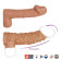 Телесная насадка с пупырышками и открытой головкой Nude Sleeve L - 14 см. Телесная насадка с пупырышками и открытой головкой Nude Sleeve L - 14 см.