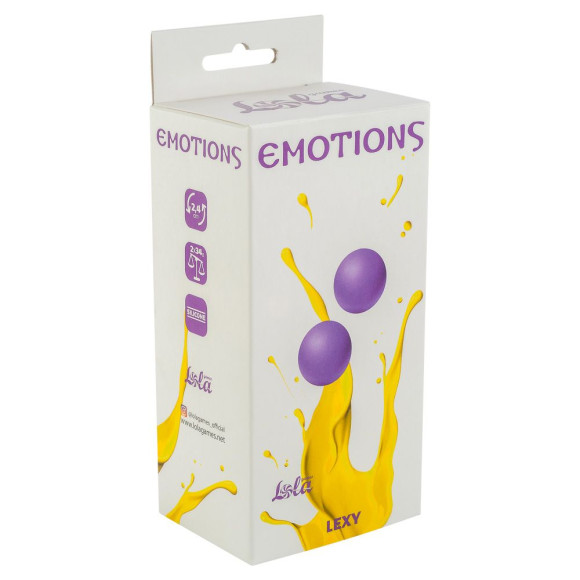 Фиолетовые вагинальные шарики без сцепки Emotions Lexy Small Фиолетовые вагинальные шарики без сцепки Emotions Lexy Small