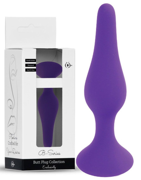 Фиолетовая анальная втулка Silcone Purple Plug Large - 12,5 см. Фиолетовая анальная втулка Silcone Purple Plug Large - 12,5 см.