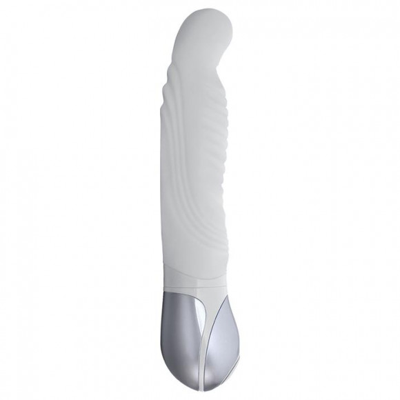 Белый вибратор VIBE THERAPY SAMSARA - 16,5 см. Белый вибратор VIBE THERAPY SAMSARA - 16,5 см.