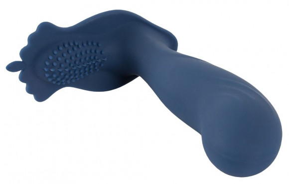 Синий вибростимулятор простаты Vibrating Butt Plug - 11,7 см. Синий вибростимулятор простаты Vibrating Butt Plug - 11,7 см.