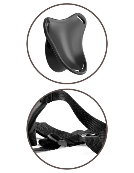 Страпон с телесной насадкой на присоске Beginner s Silicone Body Dock Kit - 14 см. Страпон с телесной насадкой на присоске Beginner s Silicone Body Dock Kit - 14 см.