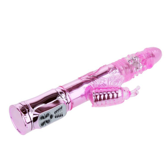 Вибратор-бабочка Throbbing Butterfly - 29,5 см. Вибратор-бабочка Throbbing Butterfly - 29,5 см.