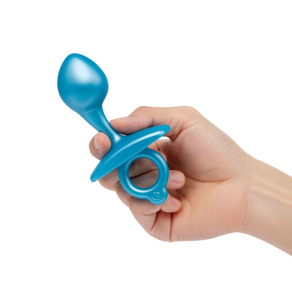 Голубая анальная пробка для массажа простаты Bulb Silicone Prostate Plug - 10,7 см. Голубая анальная пробка для массажа простаты Bulb Silicone Prostate Plug - 10,7 см.
