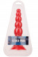 Красная анальная пробка-ёлочка MENZSTUFF BEADED PROBE - 16,5 см. Красная анальная пробка-ёлочка MENZSTUFF BEADED PROBE - 16,5 см.