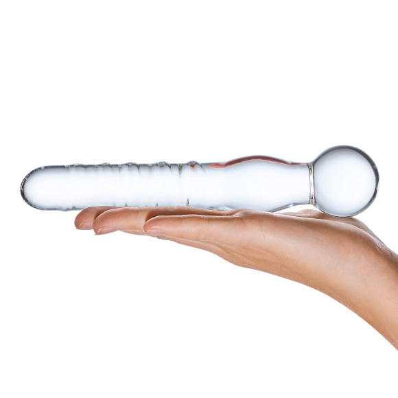 Стеклянный спиральный жезл Joystick, 20 см. Стеклянный спиральный жезл Joystick, 20 см.