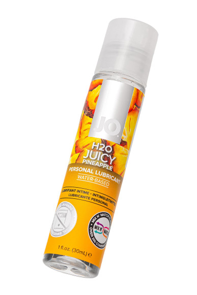 Смазка с ароматом ананаса JO Flavored Juicy Pineapple - 30 мл. Смазка с ароматом ананаса JO Flavored Juicy Pineapple - 30 мл.