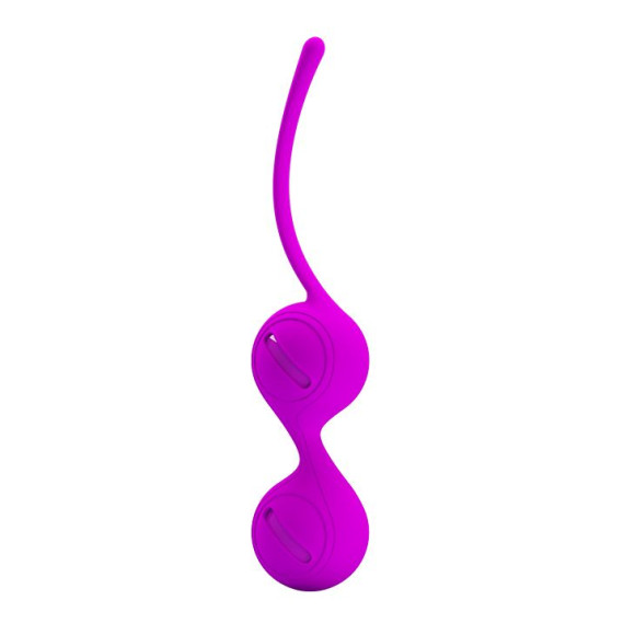 Лиловые вагинальные шарики на сцепке Kegel Tighten Up I Лиловые вагинальные шарики на сцепке Kegel Tighten Up I