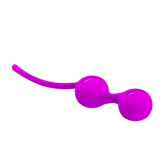 Лиловые вагинальные шарики на сцепке Kegel Tighten Up I Лиловые вагинальные шарики на сцепке Kegel Tighten Up I