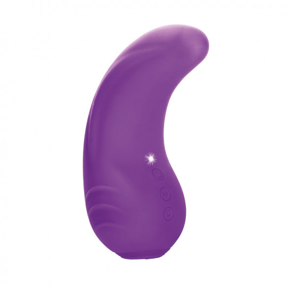 Фиолетовый вибромассажер Mini Tongue - 11,5 см. Фиолетовый вибромассажер Mini Tongue - 11,5 см.