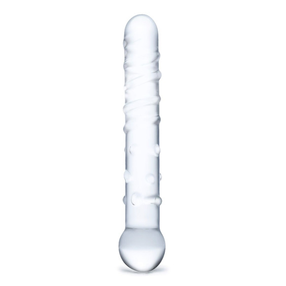 Стеклянная прозрачная палочка-фаллос Callisto Clear Glass Dildo - 18 см. Стеклянная прозрачная палочка-фаллос Callisto Clear Glass Dildo - 18 см.
