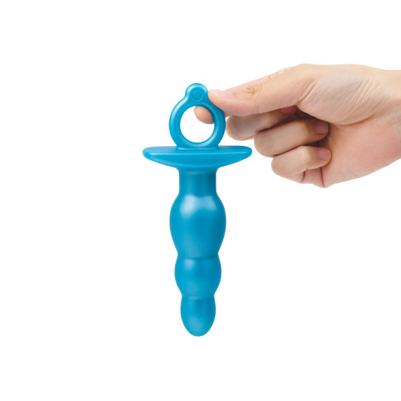 Голубая анальная пробка-елочка из силикона Bounce Plug - 14,3 см. Голубая анальная пробка-елочка из силикона Bounce Plug - 14,3 см.