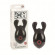 Чёрный вибромассажёр с ушками Body & Soul Elation Massagers