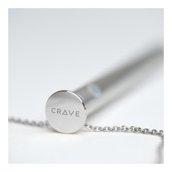 Стильный вибратор-кулон на серебристой цепочке Crave Vesper Стильный вибратор-кулон на серебристой цепочке Crave Vesper