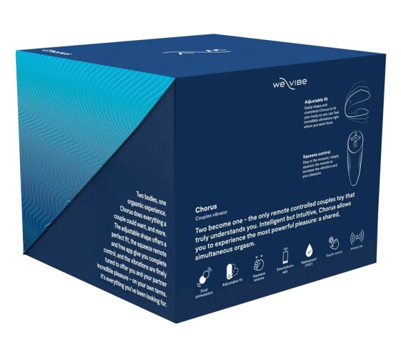 Синий вибратор для пар We-Vibe Chorus Синий вибратор для пар We-Vibe Chorus