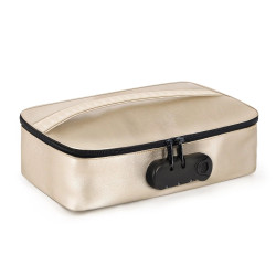 Золотистая сумочка для хранения игрушек Discreet Box