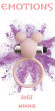Розовое эрекционное виброколечко Emotions Minnie Light pink Розовое эрекционное виброколечко Emotions Minnie Light pink
