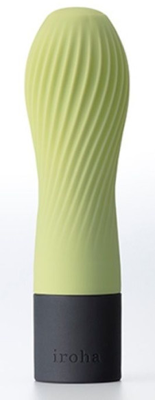 Салатовый рифленый мини-вибратор IROHA ZEN MATCHA - 12,7 см. Салатовый рифленый мини-вибратор IROHA ZEN MATCHA - 12,7 см.