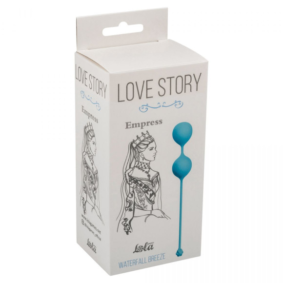 Голубые вагинальные шарики Love Story Empress Waterfall Breeze Голубые вагинальные шарики Love Story Empress Waterfall Breeze