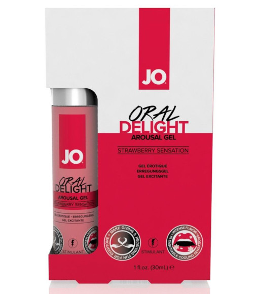 Клубничный лубрикант для оральных ласк Oral Delight Strawberry Sensation - 30 мл. Клубничный лубрикант для оральных ласк Oral Delight Strawberry Sensation - 30 мл.
