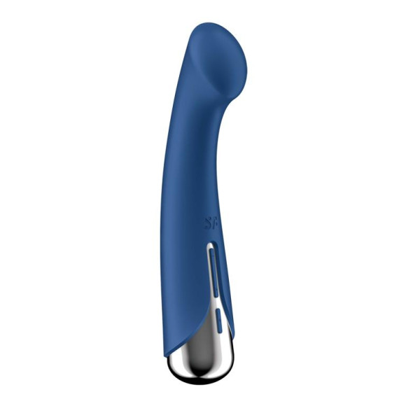 Синий вибратор для G-стимуляции Spinning G-Spot 1 - 17 см. Синий вибратор для G-стимуляции Spinning G-Spot 1 - 17 см.