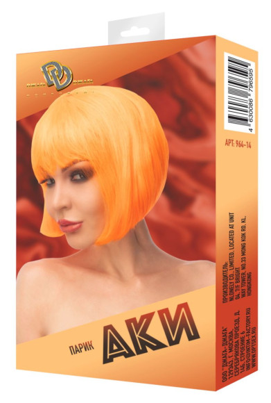 Оранжевый парик Аки Оранжевый парик Аки