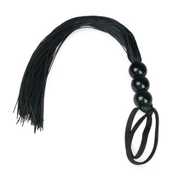 Черная силиконовая плеть Silicone Whip - 32 см. Черная силиконовая плеть Silicone Whip - 32 см.