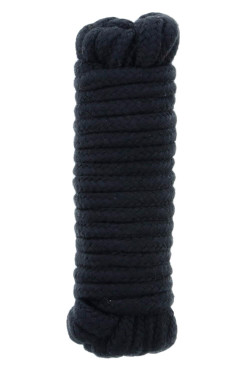 Чёрная веревка для связывания Love Rope - 5 м.