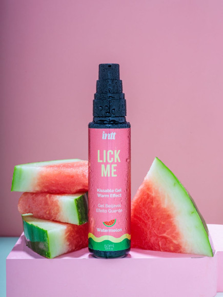 Гель Lick Me с согревающим эффектом и ароматом арбуза - 50 мл. Гель Lick Me с согревающим эффектом и ароматом арбуза - 50 мл.