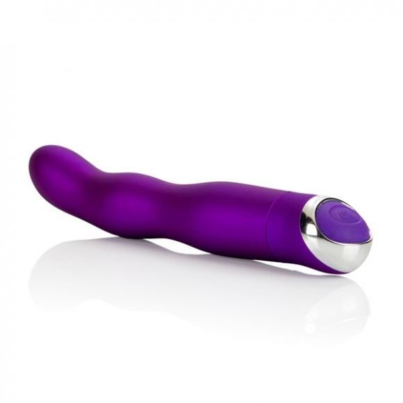Фиолетовый вибратор Body & Soul Attraction - 18,5 см.