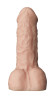 Телесный фаллоудлинитель с мошонкой Cock Next - 19 см.