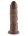Коричневый фаллоимитатор 9 Cock - 22,9 см. Коричневый фаллоимитатор 9 Cock - 22,9 см.