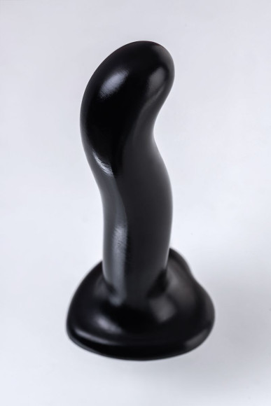 Черный стимулятор для пар P&G-Spot Dildo Size L - 19 см. Черный стимулятор для пар P&G-Spot Dildo Size L - 19 см.