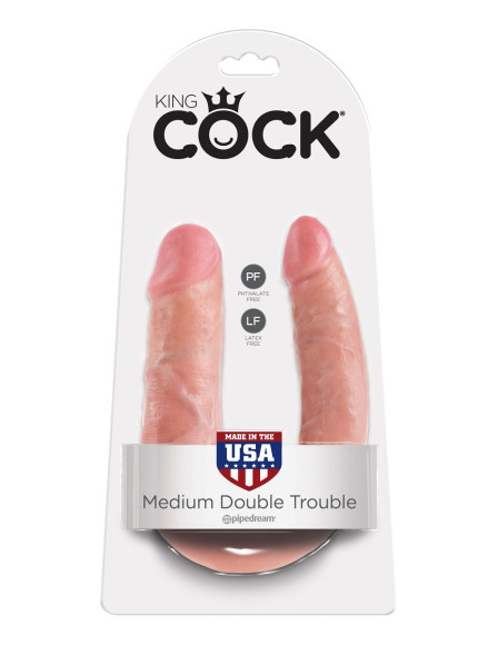 Двусторонний фаллоимитатор U-Shaped Medium Double Trouble - 34,6 см. Двусторонний фаллоимитатор U-Shaped Medium Double Trouble - 34,6 см.