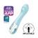 Голубой вибромассажер Air Pump Vibrator 5+ - 21 см. Голубой вибромассажер Air Pump Vibrator 5+ - 21 см.