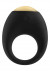 Черное эрекционное кольцо Eclipse Vibrating Cock Ring