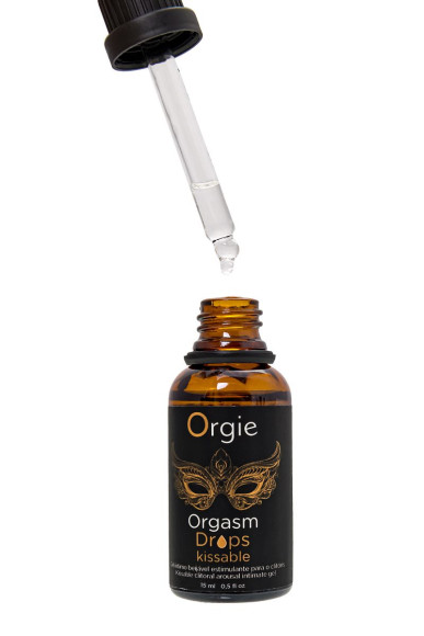 Возбуждающий гель для клитора ORGIE Orgasm Drops Vibe - 15 мл. Возбуждающий гель для клитора ORGIE Orgasm Drops Vibe - 15 мл.
